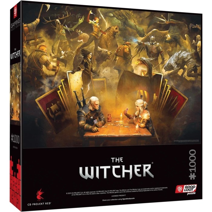 Аксесуари: Пазл The Witcher Playing Gwent 1000 ел. від GoodLoot у магазині GameBuy, номер фото: 4