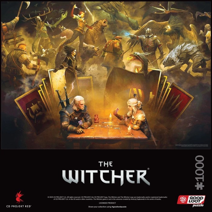 Аксесуари: Пазл The Witcher Playing Gwent 1000 ел. від GoodLoot у магазині GameBuy, номер фото: 5
