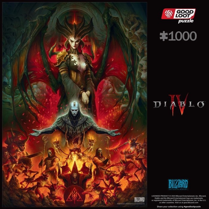 Аксесуари: Пазл Diablo IV Lilith Composition 1000 ел. від GoodLoot у магазині GameBuy, номер фото: 5