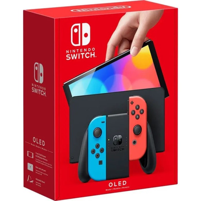 Консоли: Игровая консоль Nintendo Switch OLED (Neon Blue / Neon Red) от Nintendo в магазине GameBuy, номер фото: 4