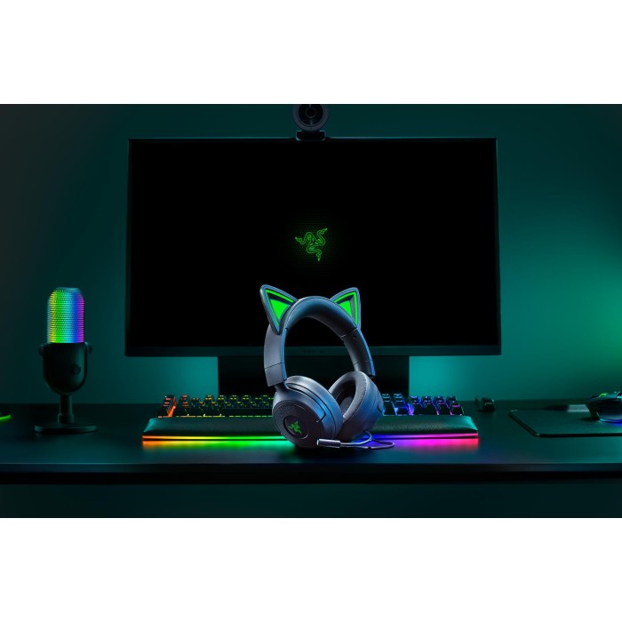 Аксесуари для консолей та ПК: Ігрова гарнітура Razer Kraken Kitty V3 X, чорна від Razer у магазині GameBuy, номер фото: 1