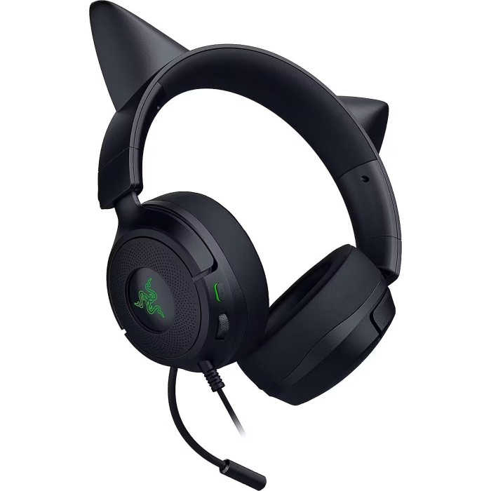 Аксесуари для консолей та ПК: Ігрова гарнітура Razer Kraken Kitty V3 X, чорна від Razer у магазині GameBuy, номер фото: 5