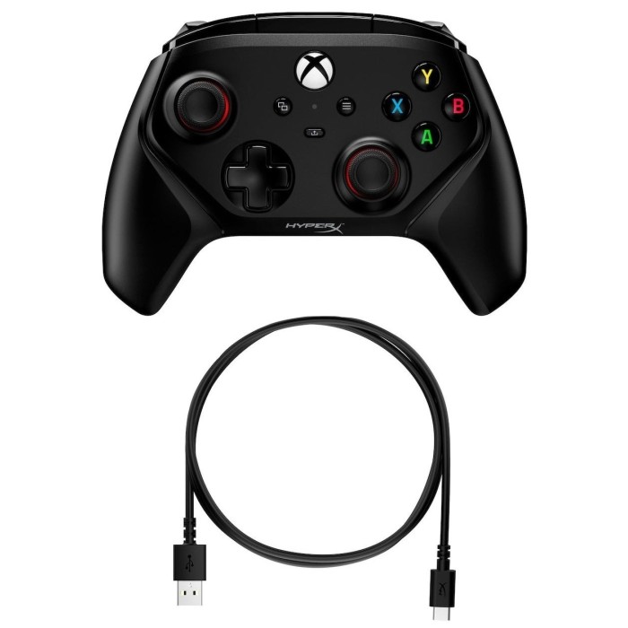 Аксессуары для консолей и ПК: Проводной игровой контроллер HyperX Clutch Gladiate для Xbox и ПК (чёрный) от HyperX в магазине GameBuy, номер фото: 4