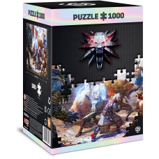 Пазл Witcher: Geralt & Triss in Battle puzzles 1000 эл.