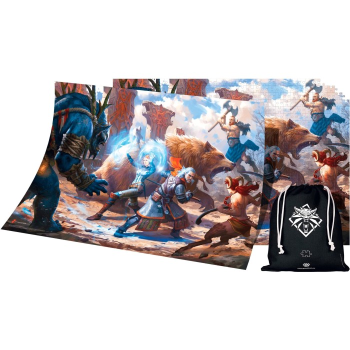 Аксесуари: Пазл Witcher: Geralt & Triss in Battle puzzles 1000 ел. від GoodLoot у магазині GameBuy, номер фото: 3
