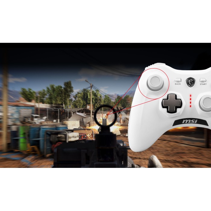 Аксессуары для консолей и ПК: MSI Универсальный беспроводной геймпад MSI Force GC30 V2 WHITE (Белый) от MSI в магазине GameBuy, номер фото: 1