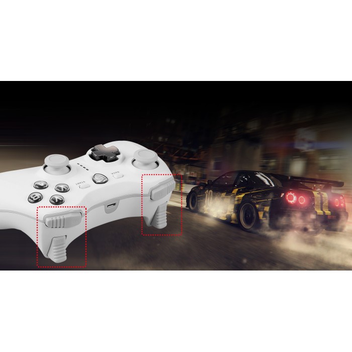 Аксессуары для консолей и ПК: MSI Универсальный беспроводной геймпад MSI Force GC30 V2 WHITE (Белый) от MSI в магазине GameBuy, номер фото: 2