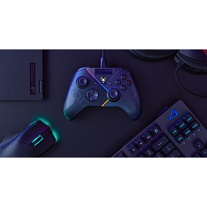 Аксессуары для консолей и ПК: Проводной геймпад ASUS ROG Raikiri (Черный) от ASUS в магазине GameBuy, номер фото: 2