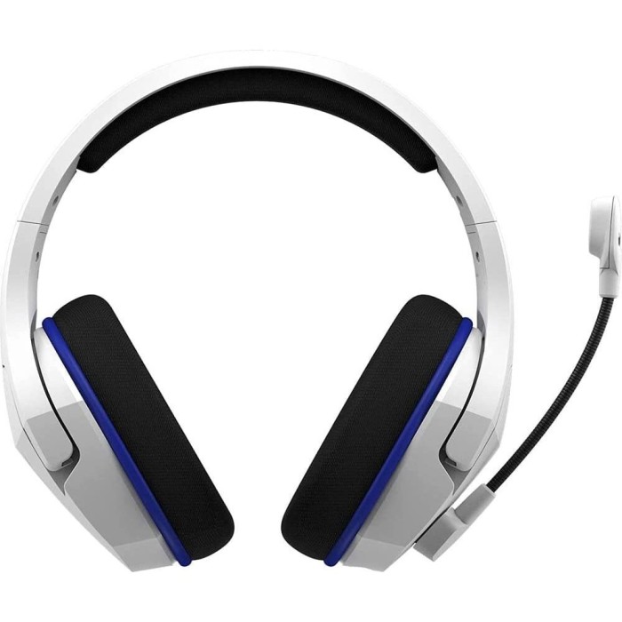 Аксесуари для консолей та ПК: Ігрова гарнітура HyperX Cloud Stinger Core Wireless для PS5/PS4, біло-синя від HyperX у магазині GameBuy, номер фото: 1