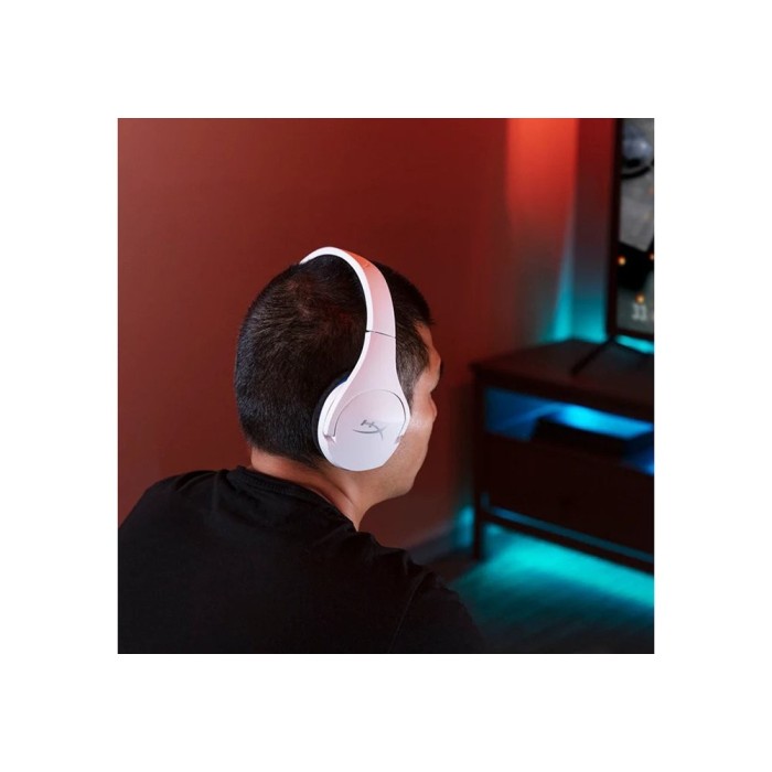Аксесуари для консолей та ПК: Ігрова гарнітура HyperX Cloud Stinger Core Wireless для PS5/PS4, біло-синя від HyperX у магазині GameBuy, номер фото: 12