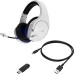 Аксесуари для консолей та ПК: Ігрова гарнітура HyperX Cloud Stinger Core Wireless для PS5/PS4, біло-синя від HyperX у магазині GameBuy, номер фото: 6