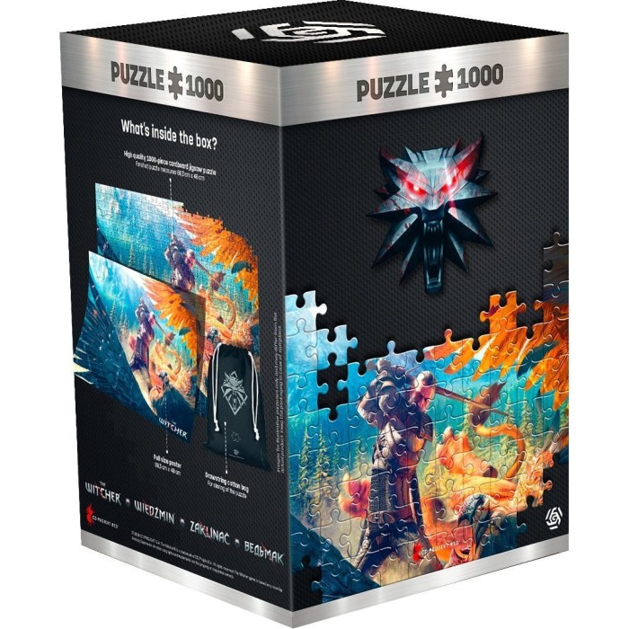 Аксесуари: Пазл Witcher: Griffin Fight puzzles 1000 ел. від GoodLoot у магазині GameBuy
