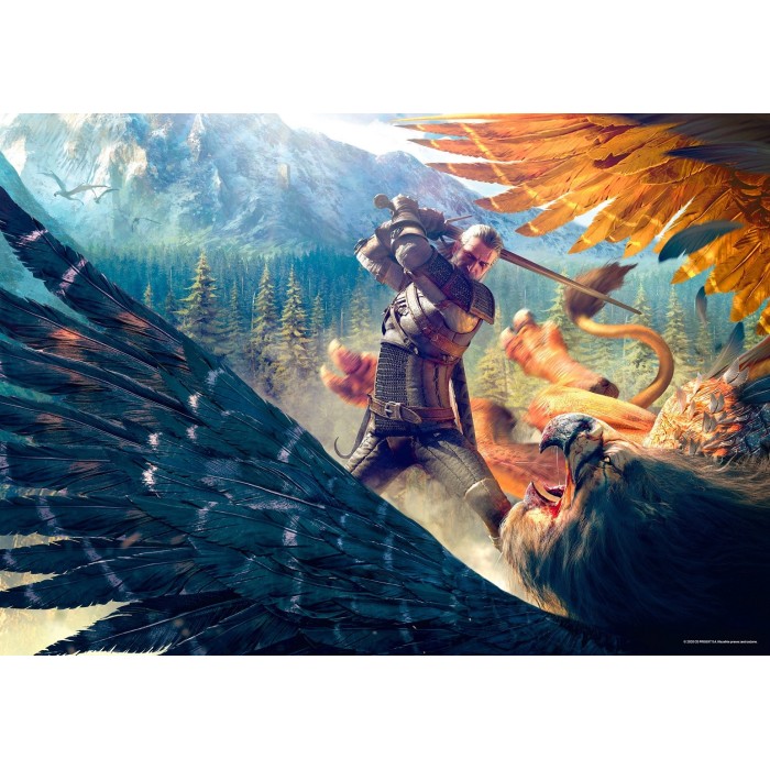 Аксесуари: Пазл Witcher: Griffin Fight puzzles 1000 ел. від GoodLoot у магазині GameBuy, номер фото: 1