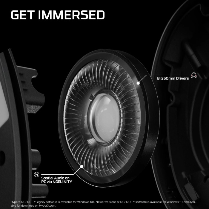 Аксесуари для консолей та ПК: Ігрова гарнітура HyperX Cloud Stinger 3 Wireless, чорна від HyperX у магазині GameBuy, номер фото: 12