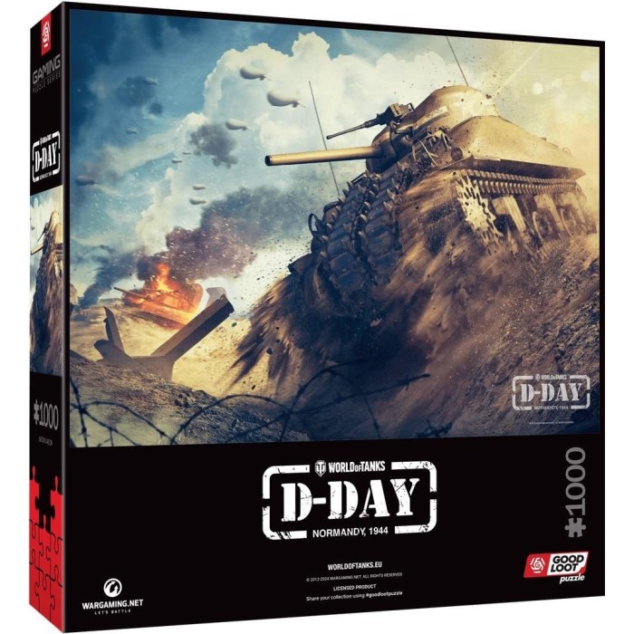 Аксесуари: Пазл World of Tanks D-DAY 1000 ел. від GoodLoot у магазині GameBuy, номер фото: 2