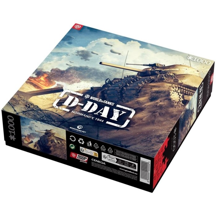 Аксесуари: Пазл World of Tanks D-DAY 1000 ел. від GoodLoot у магазині GameBuy, номер фото: 7