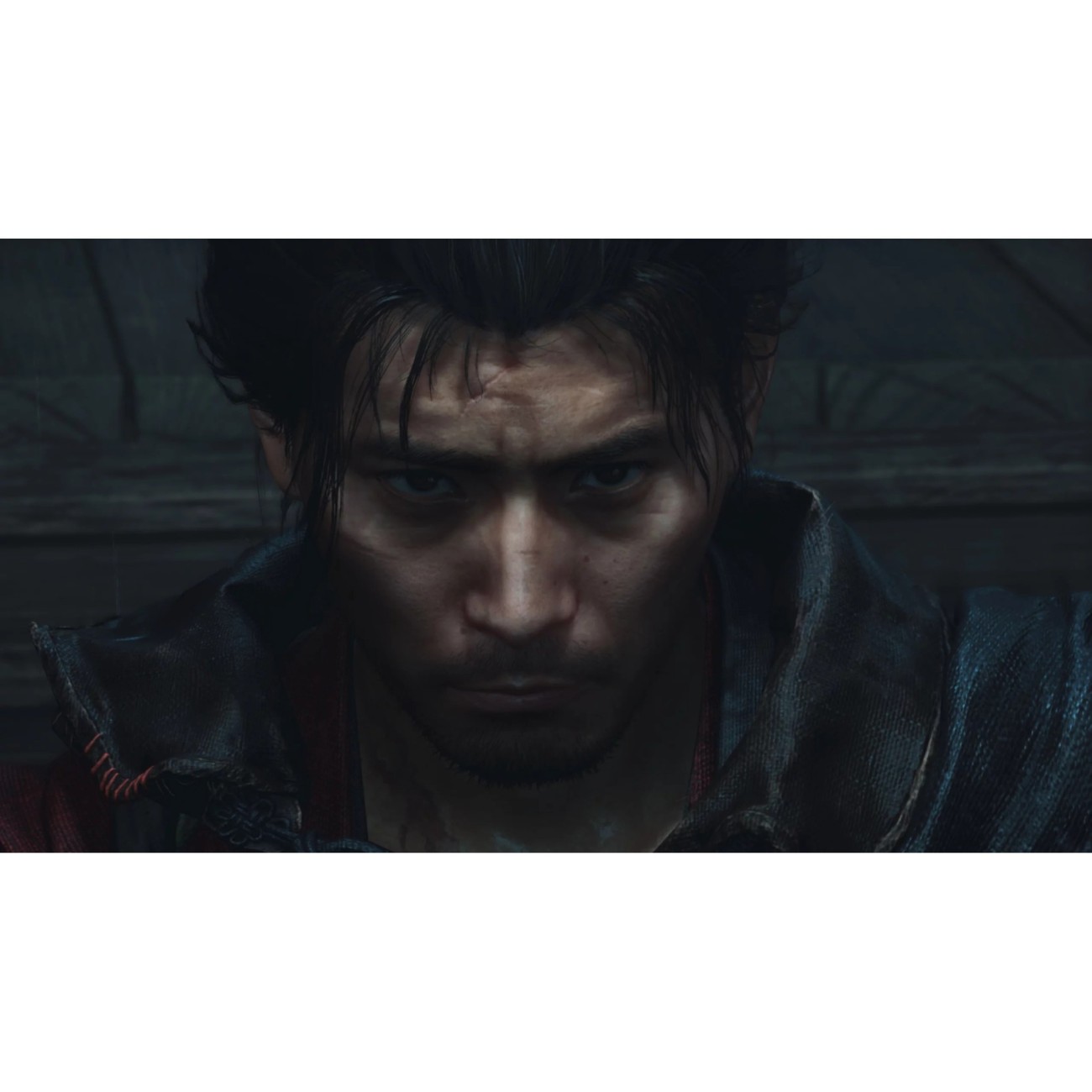 Міямото Мусасі крупним планом в Onimusha: Way of the Sword