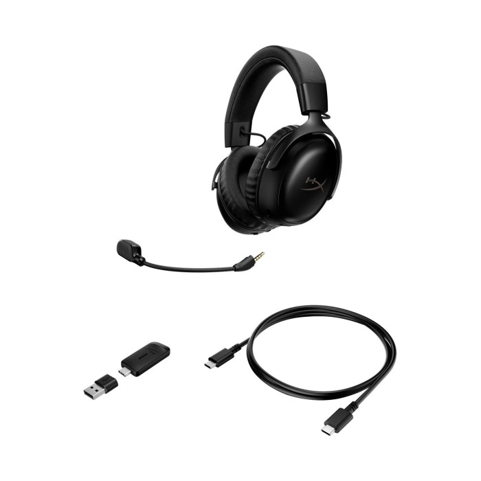 Аксесуари для консолей та ПК: Ігрова гарнітура HyperX Cloud III S Wireless, чорна від HyperX у магазині GameBuy, номер фото: 10