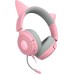 Аксесуари для консолей та ПК: Ігрова гарнітура Razer Kraken Kitty V3 X Quartz, рожева від Razer у магазині GameBuy, номер фото: 2