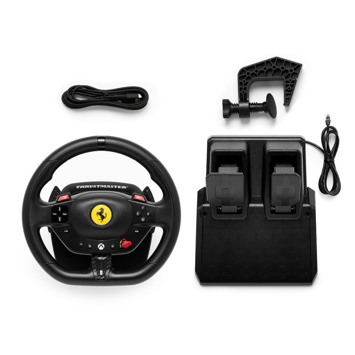 Аксессуары для консолей и ПК: Руль Thrustmaster T98 Ferrari 296 GTS для ПК/Xbox One/Xbox Series X|S (чёрный) от Thrustmaster в магазине GameBuy, номер фото: 10