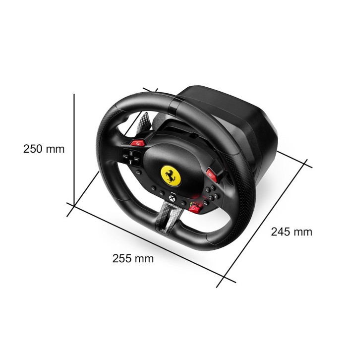 Аксессуары для консолей и ПК: Руль Thrustmaster T98 Ferrari 296 GTS для ПК/Xbox One/Xbox Series X|S (чёрный) от Thrustmaster в магазине GameBuy, номер фото: 11