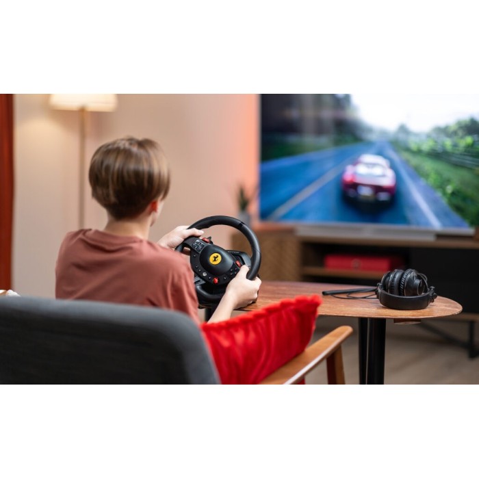 Аксессуары для консолей и ПК: Руль Thrustmaster T98 Ferrari 296 GTS для ПК/Xbox One/Xbox Series X|S (чёрный) от Thrustmaster в магазине GameBuy, номер фото: 5