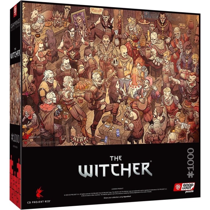 Аксесуари: Пазл The Witcher Birthday 1000 ел. від GoodLoot у магазині GameBuy, номер фото: 2