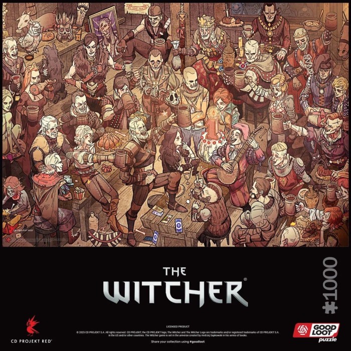Аксесуари: Пазл The Witcher Birthday 1000 ел. від GoodLoot у магазині GameBuy, номер фото: 3
