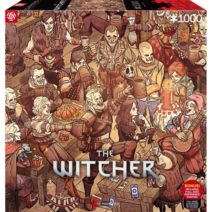 Аксесуари: Пазл The Witcher Birthday 1000 ел. від GoodLoot у магазині GameBuy, номер фото: 4