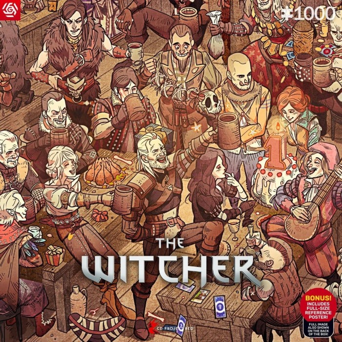 Аксесуари: Пазл The Witcher Birthday 1000 ел. від GoodLoot у магазині GameBuy, номер фото: 5