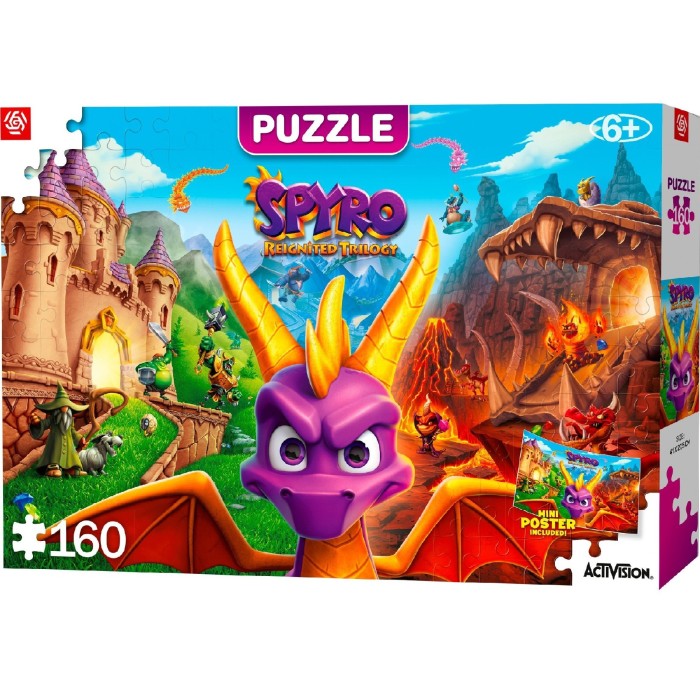 Аксесуари: Пазл Spyro Reignited Trilogy Puzzles 160 ел. від GoodLoot у магазині GameBuy