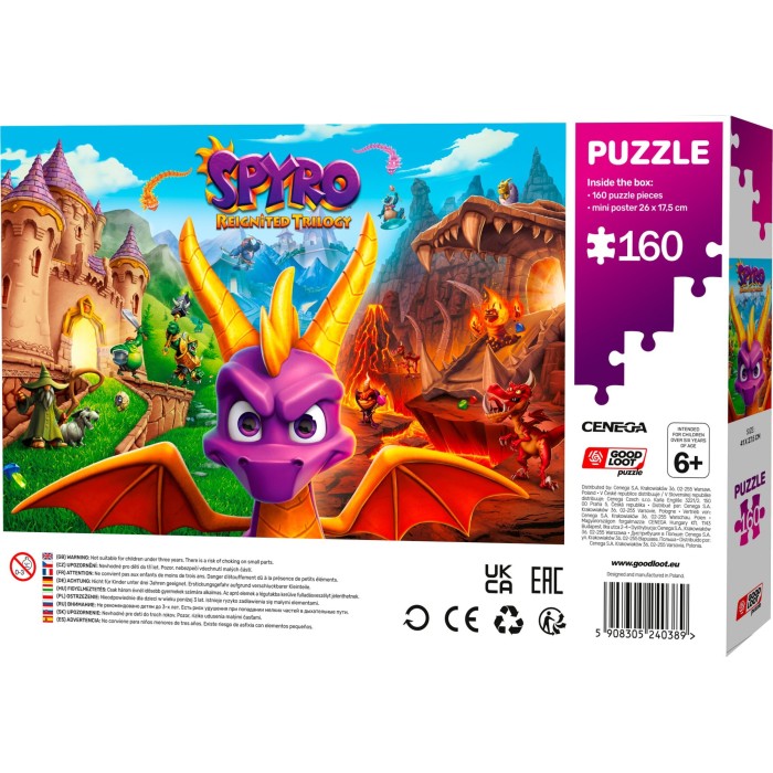 Аксесуари: Пазл Spyro Reignited Trilogy Puzzles 160 ел. від GoodLoot у магазині GameBuy, номер фото: 2