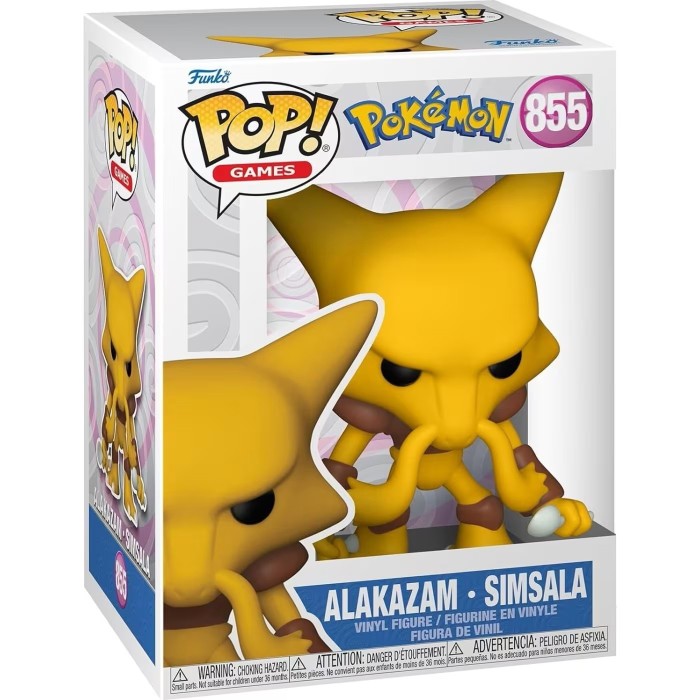 Funko Pop: Ігрова фігурка Funko POP! серії Покемон — Алаказам № 855 від Funko у магазині GameBuy, номер фото: 1