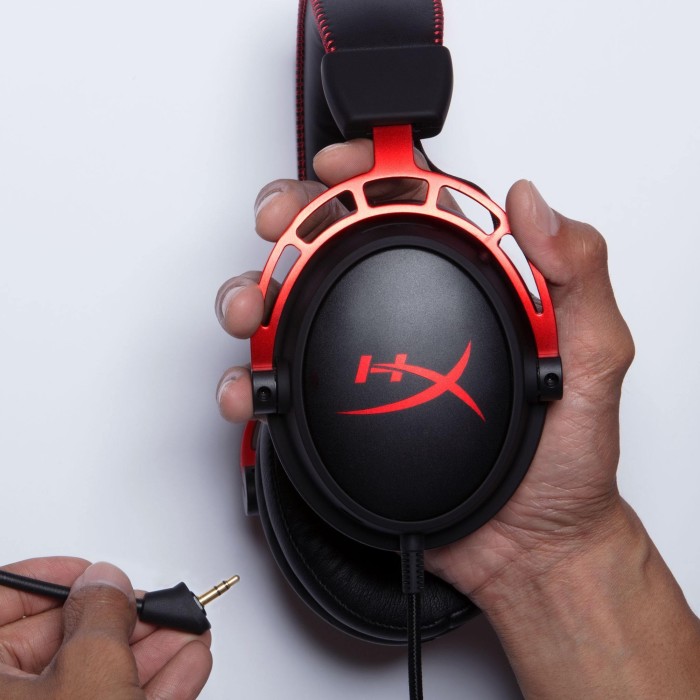 Аксесуари для консолей та ПК: Ігрова гарнітура HyperX Cloud Alpha, чорно-червона від HyperX у магазині GameBuy, номер фото: 5