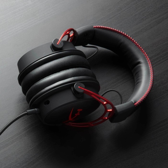 Аксесуари для консолей та ПК: Ігрова гарнітура HyperX Cloud Alpha, чорно-червона від HyperX у магазині GameBuy, номер фото: 6