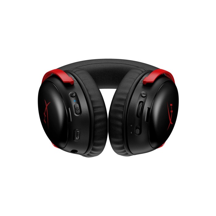 Аксесуари для консолей та ПК: Ігрова гарнітура HyperX Cloud III S Wireless, чорно-червона від HyperX у магазині GameBuy, номер фото: 13