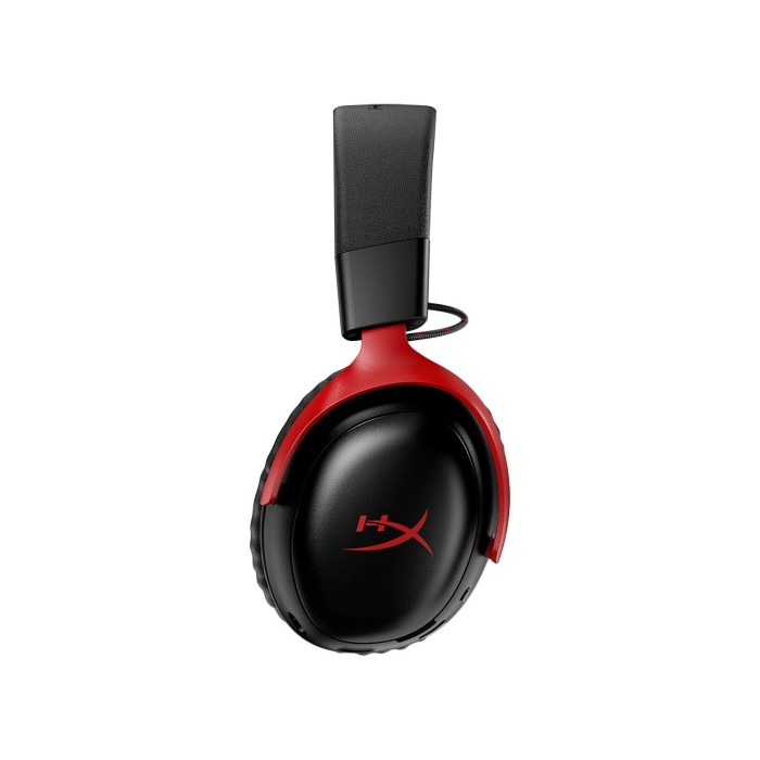 Аксесуари для консолей та ПК: Ігрова гарнітура HyperX Cloud III S Wireless, чорно-червона від HyperX у магазині GameBuy, номер фото: 9