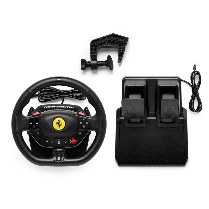 Аксессуары для консолей и ПК: Руль Thrustmaster T98 Ferrari 296 GTB для ПК/PS4/PS5 (чёрный) от Thrustmaster в магазине GameBuy, номер фото: 10