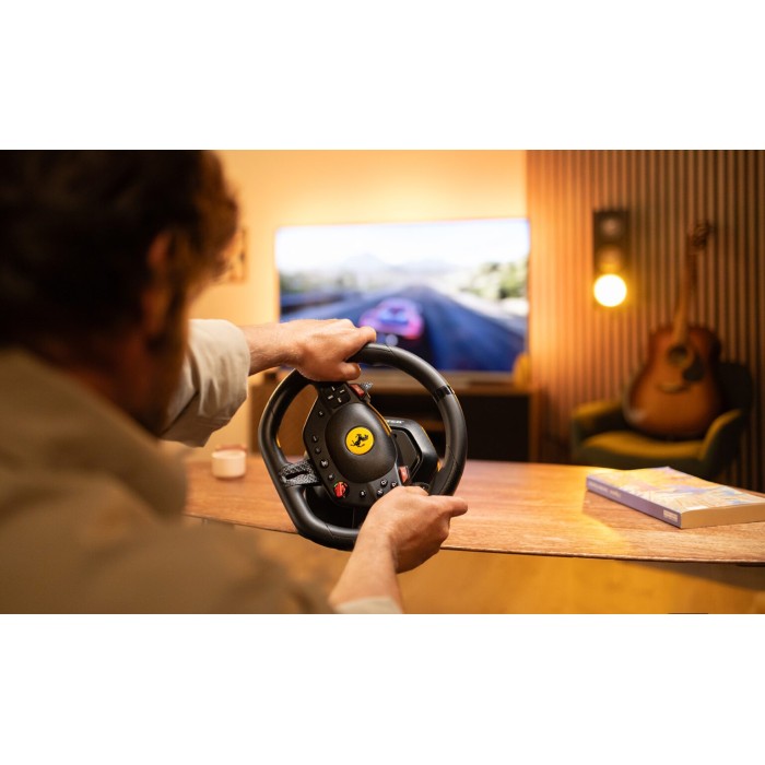 Аксессуары для консолей и ПК: Руль Thrustmaster T98 Ferrari 296 GTB для ПК/PS4/PS5 (чёрный) от Thrustmaster в магазине GameBuy, номер фото: 2