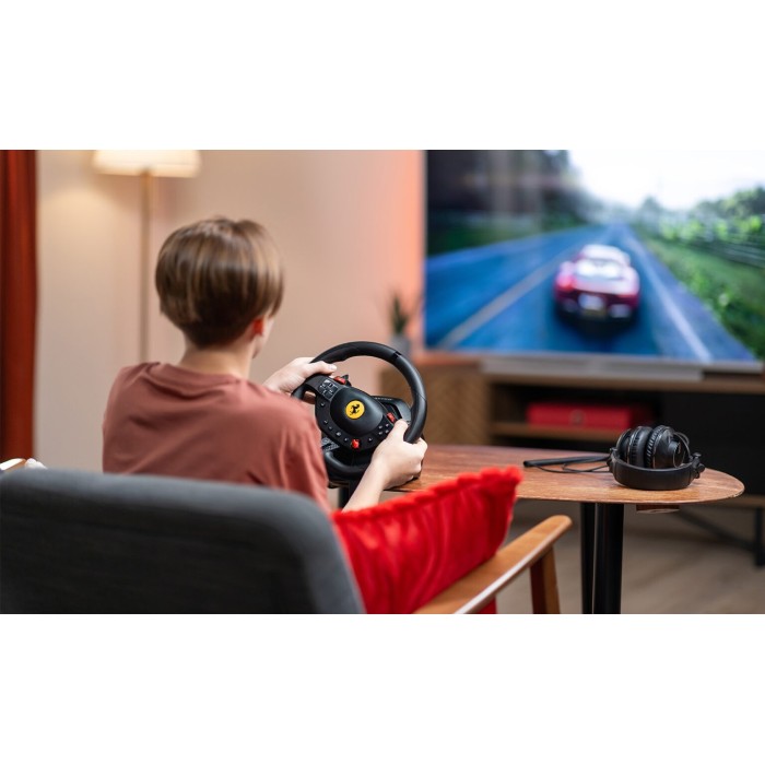 Аксессуары для консолей и ПК: Руль Thrustmaster T98 Ferrari 296 GTB для ПК/PS4/PS5 (чёрный) от Thrustmaster в магазине GameBuy, номер фото: 6