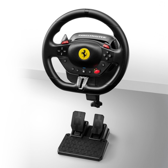 Аксессуары для консолей и ПК: Руль Thrustmaster T98 Ferrari 296 GTB для ПК/PS4/PS5 (чёрный) от Thrustmaster в магазине GameBuy, номер фото: 9