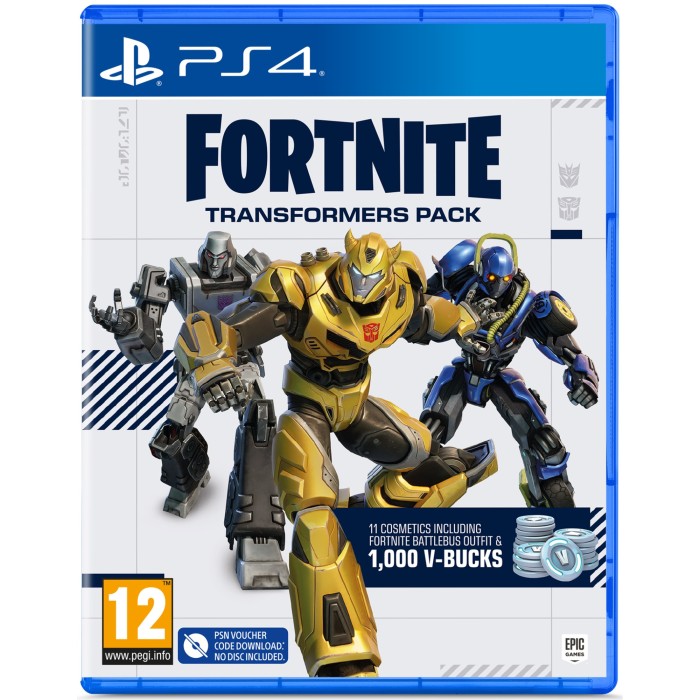 Игры PlayStation 4: Fortnite - Transformers Pack (код активации на дополнительный контент) от Epic Games в магазине GameBuy