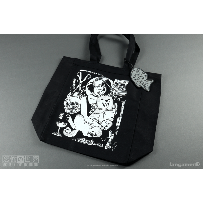 Аксессуары: Сумка шопер World of Horror (Shiokawa Shopping Bag) от Fangamer в магазине GameBuy, номер фото: 2