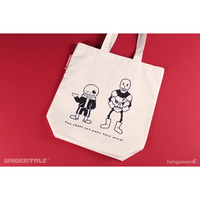 Аксессуары: Сумка Тоут UNDERTALE (Skelebros Tote Bag) от Fangamer в магазине GameBuy, номер фото: 1