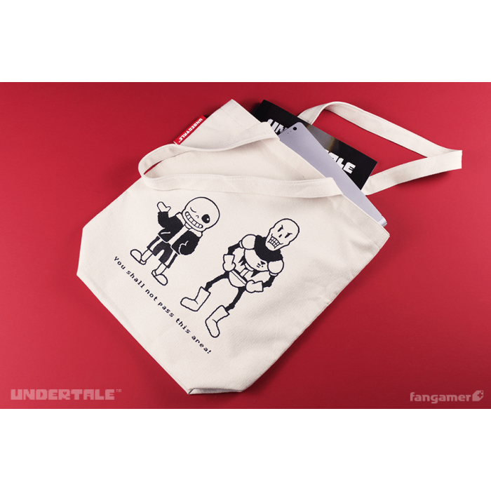 Аксессуары: Сумка Тоут UNDERTALE (Skelebros Tote Bag) от Fangamer в магазине GameBuy, номер фото: 5