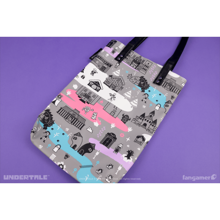 Аксессуары: Сумка Тоут UNDERTALE (Underground Journey Faux Leather Tote) от Fangamer в магазине GameBuy, номер фото: 1