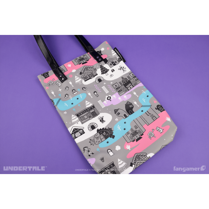 Аксессуары: Сумка Тоут UNDERTALE (Underground Journey Faux Leather Tote) от Fangamer в магазине GameBuy, номер фото: 2