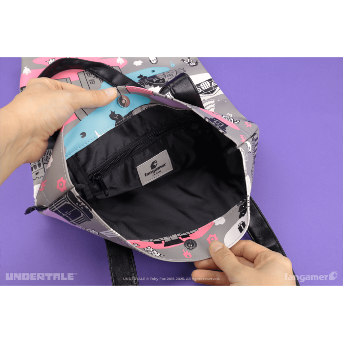 Аксессуары: Сумка Тоут UNDERTALE (Underground Journey Faux Leather Tote) от Fangamer в магазине GameBuy, номер фото: 5