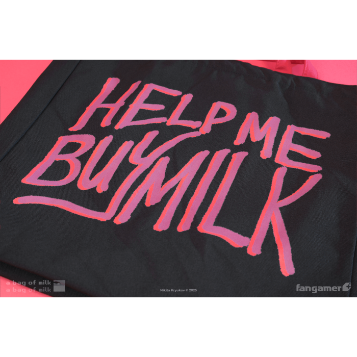 Аксесуари: Сумка Тоут A Bag of Milk (Help Me Buy Milk! Tote Bag) від Fangamer у магазині GameBuy, номер фото: 2