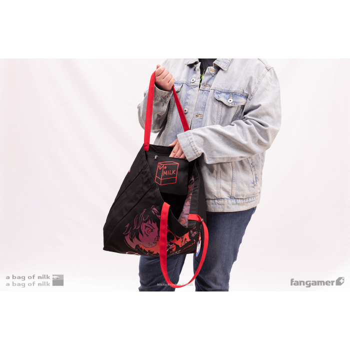 Аксесуари: Сумка Тоут A Bag of Milk (Help Me Buy Milk! Tote Bag) від Fangamer у магазині GameBuy, номер фото: 5